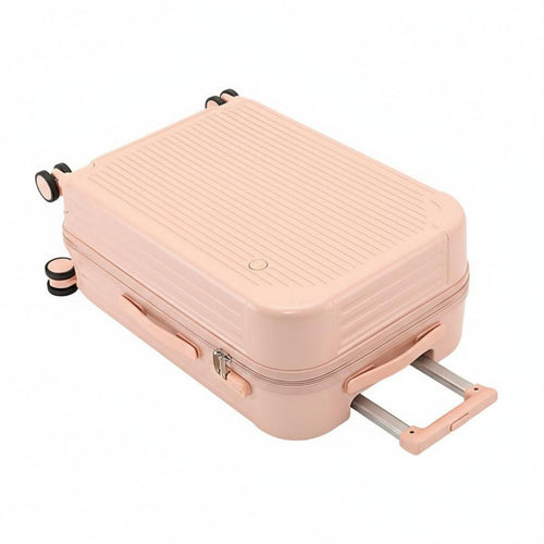 Rolling Suitcase Silent Wheels Trolley Case Sturdy for Weekend Getaway, Adults