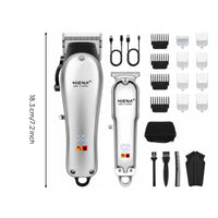 Electric Hair Clipper Rechargeable Cordless Hair Trimmer Quiet Engine for Salon