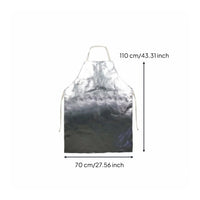 Aluminum Foil Apron Easy to Wear Shielding Clothing for Metal Joining