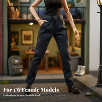 1/6 Scale Doll Pants Cuffed Ankles 1/6 Scale Pants Trendy Design