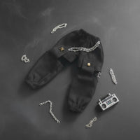 6 Inch Action Figure Pants Finely Crafted Miniature Hip Hop Pants for Dioramas