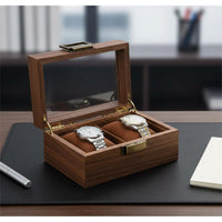 Wooden Watch Box Soft Pillow Accessory Storage Gift Idea for Collection