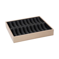 Bangle Organizer Tray with Grooves Rectangular for Showrooms, Jewelers