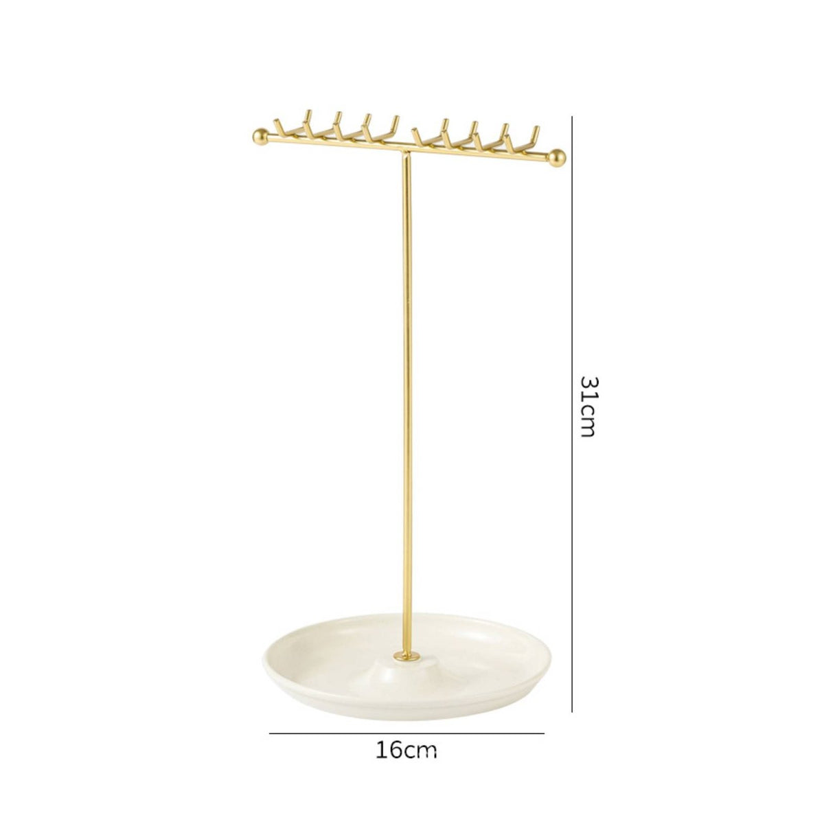 Jewelry Display Stand Gift Necklace Tree Stand Easy to Reach for Bedroom