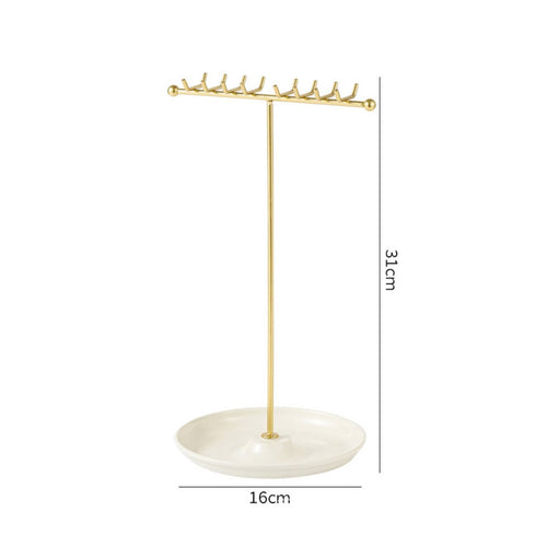 Jewelry Display Stand Gift Necklace Tree Stand Easy to Reach for Bedroom