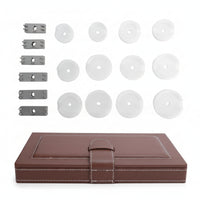 18 Pieces Threaded Openings Upgraded Watch Case Opening Kit Watch Repair Kit for Watchmakers