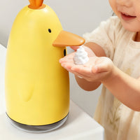 Kids Hand Wash Dispenser Waterproof Cartoon Chicken Soap Dispenser