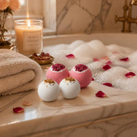12 Pieces Floral Bath Gift Box Rich Bubbles for Spa