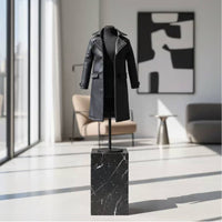 1/12 Scale Leather Coat Ready to Use 1/12 Scale Overcoat Coat Female Figure Jacket Long-Lasting Material Doll Leather Overcoat