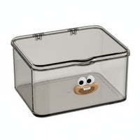 Acrylic Makeup Organizer Easy to Spotless Transparent Makeup Box No Assembly Required Desktop Lipstick Holder for Vanity