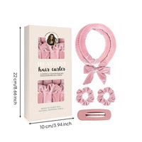 Heatless Hair Curler No Heat Damage Silk Ribbon Roller Soft Material for Bedtime