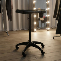 Hairdressing Tool Cart Wheels Rolling Stylist Tray Stand Heat-Resistant Cup Adjustable Height Salon Trolley for Hair Stylists, Barbers