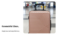360° Wheels Hardshell Carry-on Large Capacity Suitcase Minimalist Design Luggage Spacious Interior for Vacationers, Frequent Flyers, Business Professionals, Vacations, Weekend Trips Getaways, Road Trips