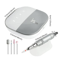 Electric Manicure Drill Adjustable NailFileSpeed Polishing Machine 35000 RPM Manicure Pedicure Drill for Professionals