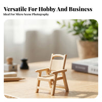 Dollhouse Armchair Adult Collectible Yellow Miniature Armchair