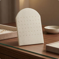 48-Hole Earring Stand Lightweight Tabletop Earring Holder Easy to Organize