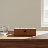Wooden Jewelry Box Vintage Design Jewelry Keepsake Box Easy to Organize Home Decor for Dressing Table