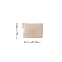 Makeup Bag, Mini Doublefastener Travel Organizer, Mesh Cosmetic Storage Pouch for Women, Small Multipurpose Case