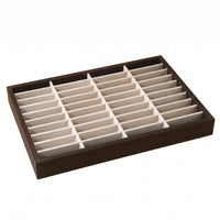 Jewelry Display Tray Beige Textile-Lined-Lined Jewelry Tray Scratch-Resistant