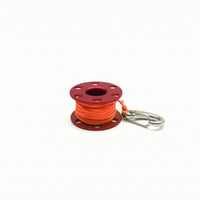 Fishing Reel Keychain Sleek Keyring with Clip Heavy Duty for Outdoor Lovers