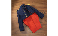 Napoleonic Jacket Model Historically Inspired Design 1/6 Scale Officer Uniform 1/6 Scale Jacket Detailed Reproduction
