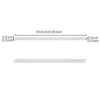 Adjustable clear silicone ring sizer