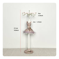 Ballet Dress Jewelry Stand Decorative Earring Holder Handmade for Boutique