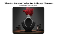 Crystal Feather Headdress Lively Feathers Gothic Performance Girl Headpiece Performance Girl Feather Headpiece Dramatic Effect