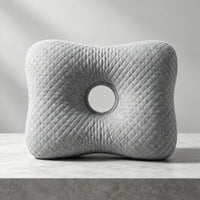 Pillow with Ear Hole Ergonomic Side Sleeping Pillow Soft for Bed