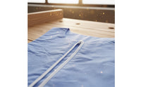 Blue Tie-Front Cooling Vest Rounded Neckline Apparel