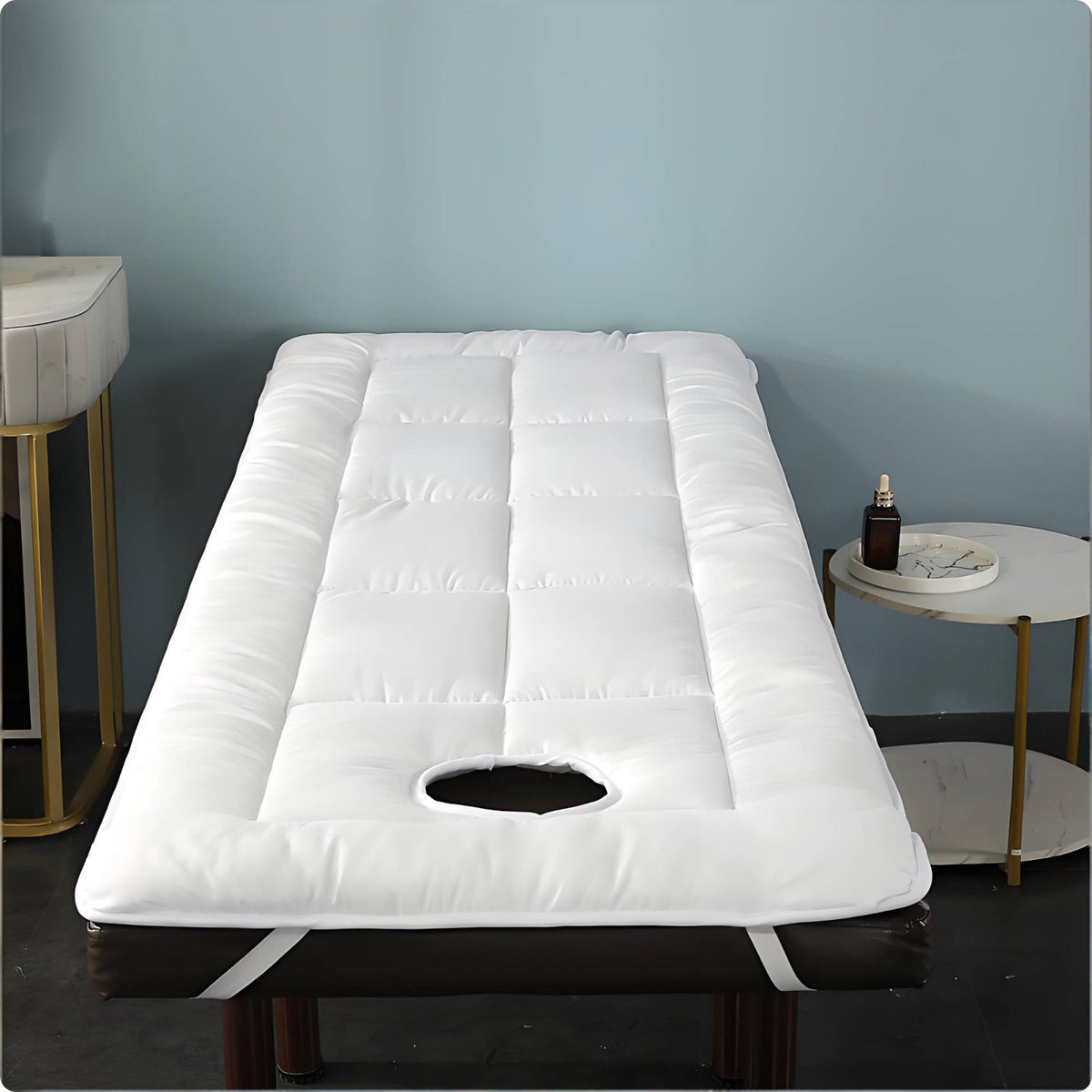 Salon Bed Mattress Cover Easy-Care Massage Table Pad Non-Slip-Slip
