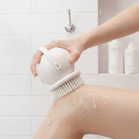 Electric Bath Brush Interchangeable Heads Shower Scrubber Strap Grip