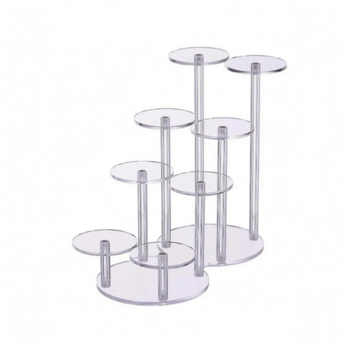 Perfume Display Stand Round Tiered Display Stand Space Saving