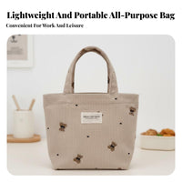 Small animal design Handbag Cute designs Tote Bag Reusable for School, outing, Students