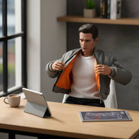 1/6 Scale Jacket Easy to Wear 1/6 Scale Figure Jacket Doll Outerwear Long-Lasting Collectible Accessory Stylish