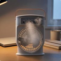 Desktop Humidifying Fan Sleep Mode Desk Mist Fan Detachable