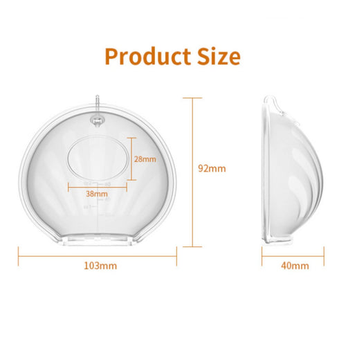 Wearable Milk Collector Lightweight Breastmilk Saver Discreet Design
