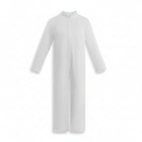 Full Body Jumpsuit Plain Long Sleeve Jumpsuit Simple for Children