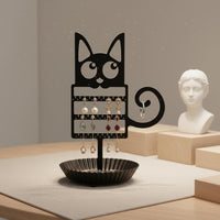 Earring Tree Organizer Removable Earring Display Stand Stable Weighted Base