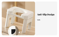 Bedside Commode Chair with Removable container Adjustable Bedside Commode