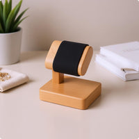 Wooden Watch Stand Upright Support Wooden Watch Display Stand Compact