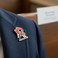 Memorial Day Badge Commemorative Holiday Accessory Enamel