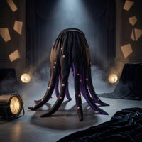 Black and Violet Octopus Outfit Spooky Theatrical Octopus Costume Eye-Catching