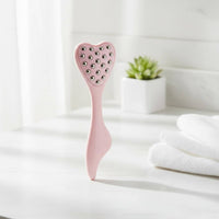 Heart-Shaped Face Roller Curved Handle Skincare Tool Rolling Balls