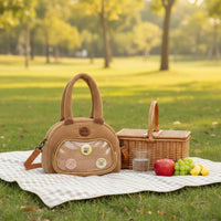 Capybara Soft Toy Bag Detachable Strap Soft Toy Capybara Bag Structured