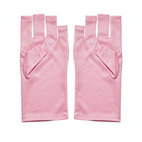 Fingerless Manicure Gloves Stretchy Gel Manicure Glove Machine Washable