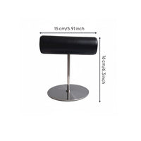 Watch Display Stand Stainless Steel Watch Cushion Stand Black