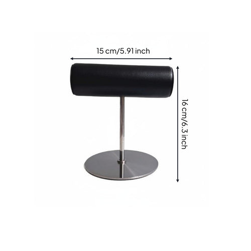 Watch Display Stand Stainless Steel Watch Cushion Stand Black