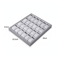 Watch Display Tray Scratchwithout Cost Watch Showcase Tray Padded Slots