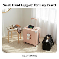 Hardside hand luggage Lightweight Luggage Organized Interior for Vacationers